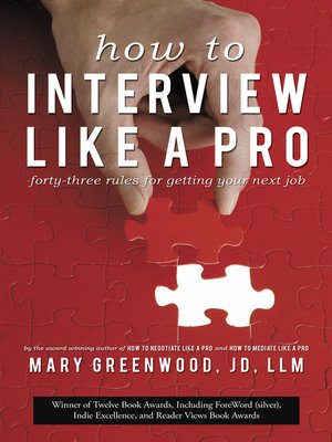 cover image of How to Interview Like a Pro